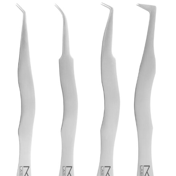 M LASH Eyelash Tweezers for Eyelash Extensions (Set of 4) - Picture 1 of 4